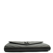 Picture of Saint Laurent Cross Body Envelope Chain Wallet in Black, Leather