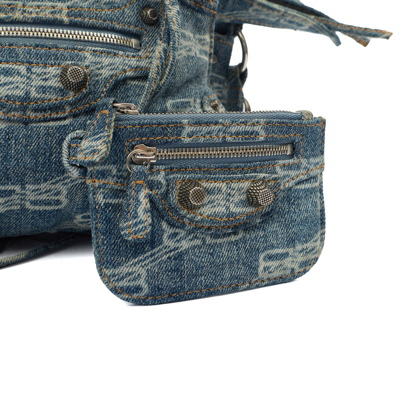 Picture of Balenciaga Mini Bag Neo Cagole XS in Blue, Canvas