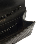 Picture of Saint Laurent Cross Body Envelope Wallet  - Small in Black, Leather