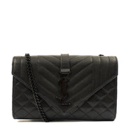 Picture of Saint Laurent Cross Body Envelope Wallet  - Small in Black, Leather