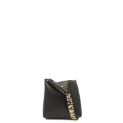 Picture of Stella McCartney Cross Body Logo Crossbody - Mini in Black, Vegan Leather