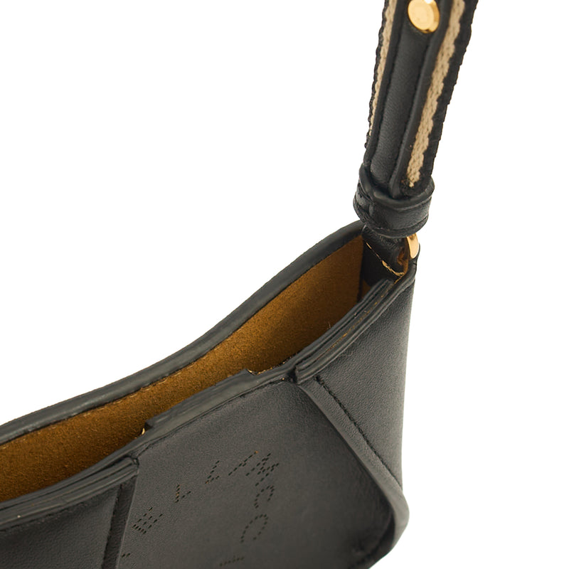 Picture of Stella McCartney Cross Body Logo Crossbody - Mini in Black, Vegan Leather