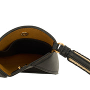 Picture of Stella McCartney Cross Body Logo Crossbody - Mini in Black, Vegan Leather