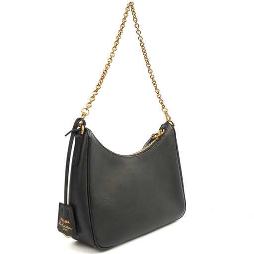 Picture of Prada Cross Body Re-Edition 2005 Saffiano in Black, Saffiano Leather