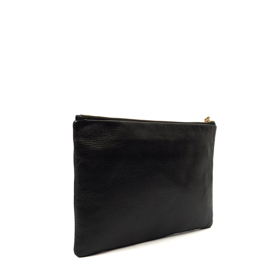 Picture of Anya Hindmarch Clutch Clutch in Black, Leather