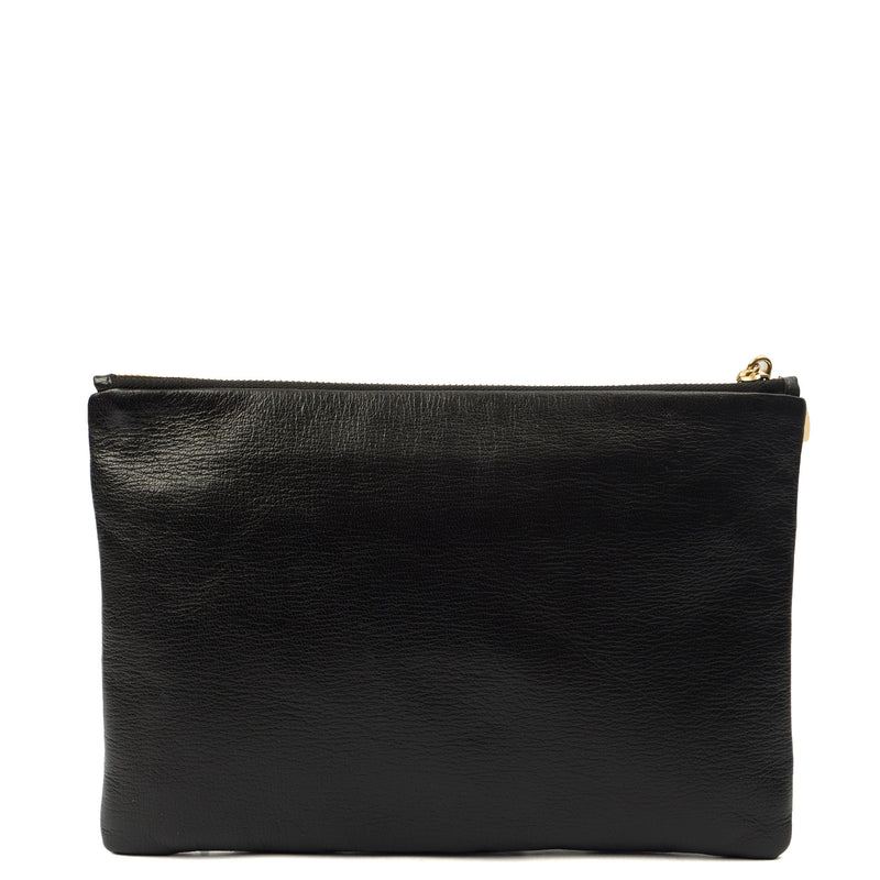 Picture of Anya Hindmarch Clutch Clutch in Black, Leather