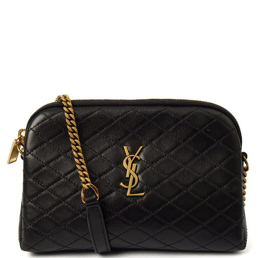 Picture of Saint Laurent Cross Body Gaby - Medium in Black, Leather