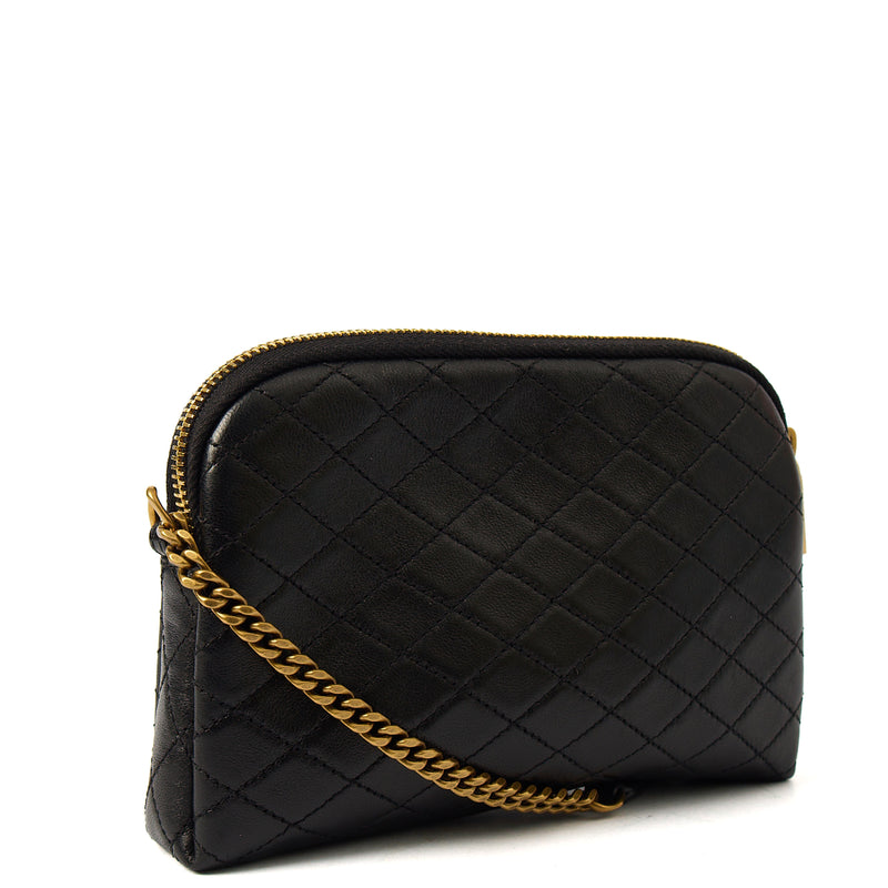 Picture of Saint Laurent Cross Body Gaby - Medium in Black, Leather