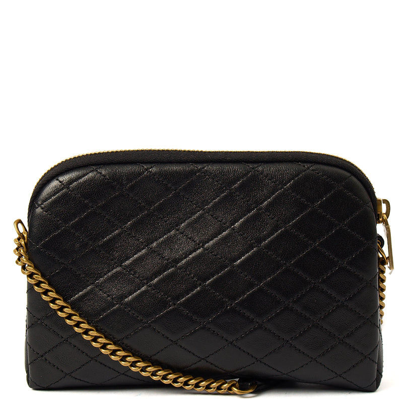 Picture of Saint Laurent Cross Body Gaby - Medium in Black, Leather