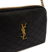 Picture of Saint Laurent Cross Body Gaby - Medium in Black, Leather