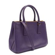 Picture of Prada Tote Lux Tote - Nano in Purple, Saffiano Leather
