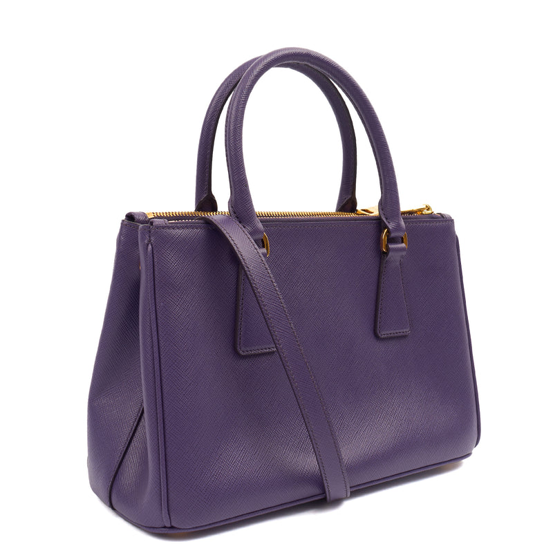 Picture of Prada Tote Lux Tote - Nano in Purple, Saffiano Leather