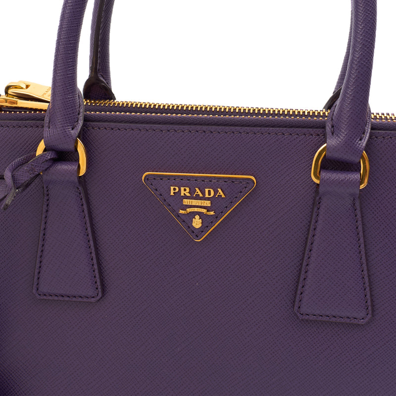 Picture of Prada Tote Lux Tote - Nano in Purple, Saffiano Leather