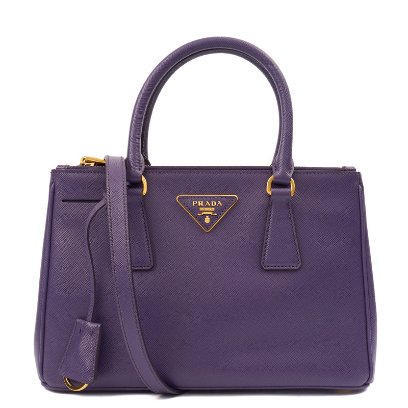 Picture of Prada Tote Lux Tote - Nano in Purple, Saffiano Leather