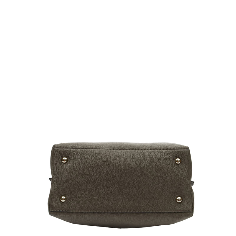 Picture of Mulberry Tote Kensington in Grey, Calfskin Leather