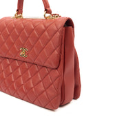 Picture of Chanel Top Handle Trendy CC in Red, Lambskin Leather