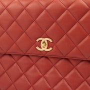 Picture of Chanel Top Handle Trendy CC in Red, Lambskin Leather