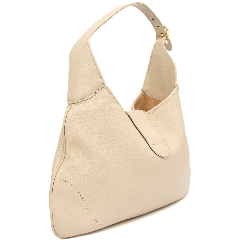 Picture of Gucci Tote Jackie in Cream, Leather