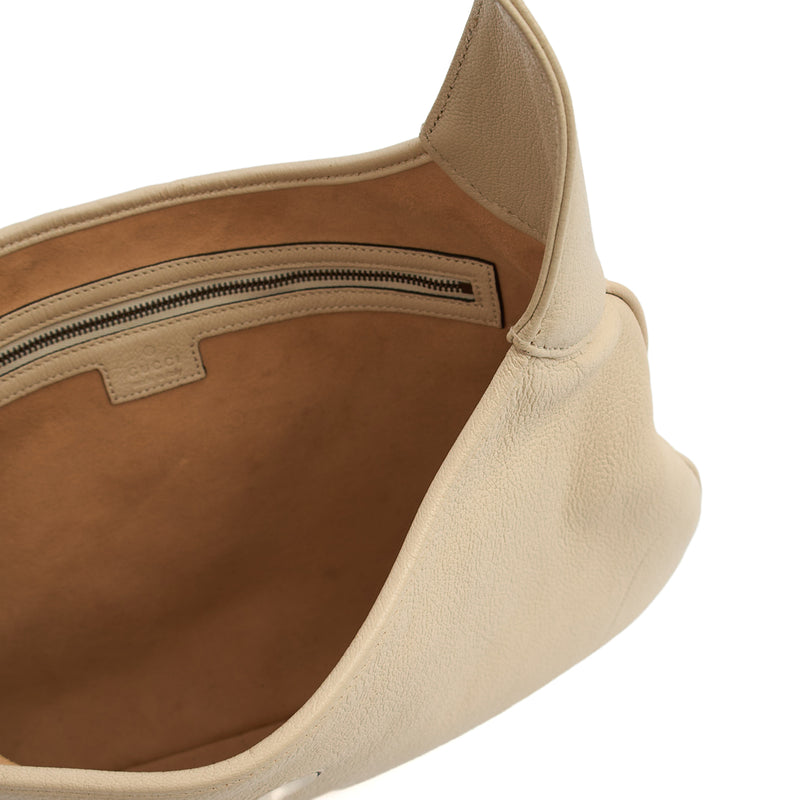 Picture of Gucci Tote Jackie in Cream, Leather