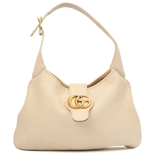 Picture of Gucci Tote Jackie in Cream, Leather