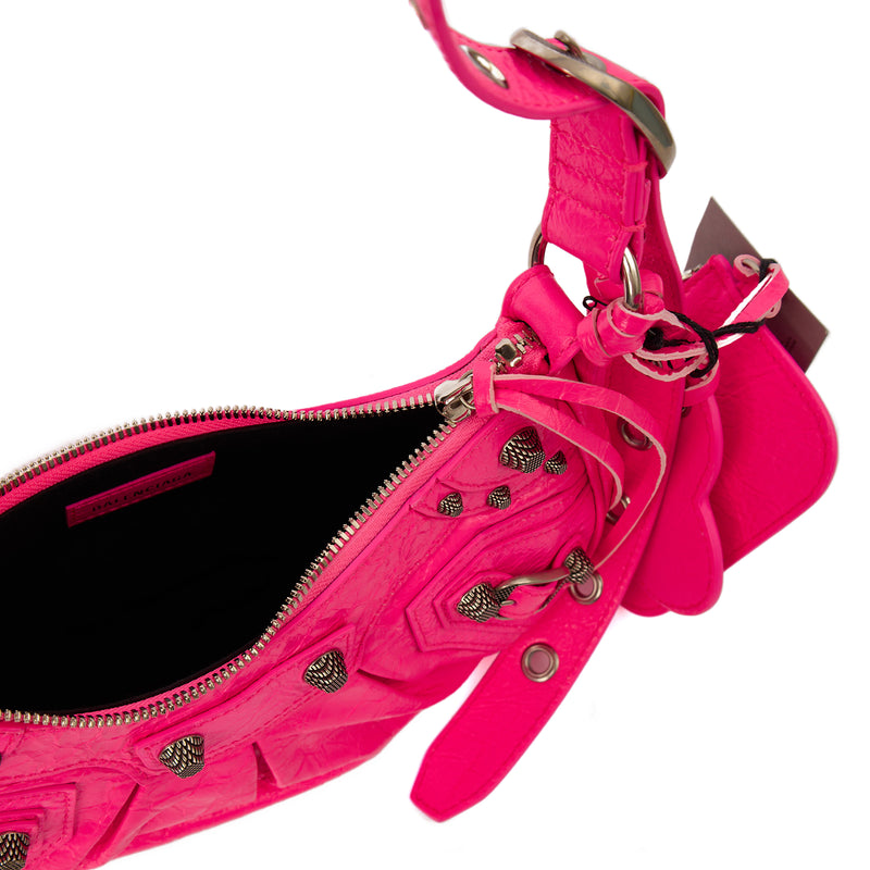 Picture of Balenciaga Cross Body Le Cagole XS in Pink, Agneau (Lambskin)