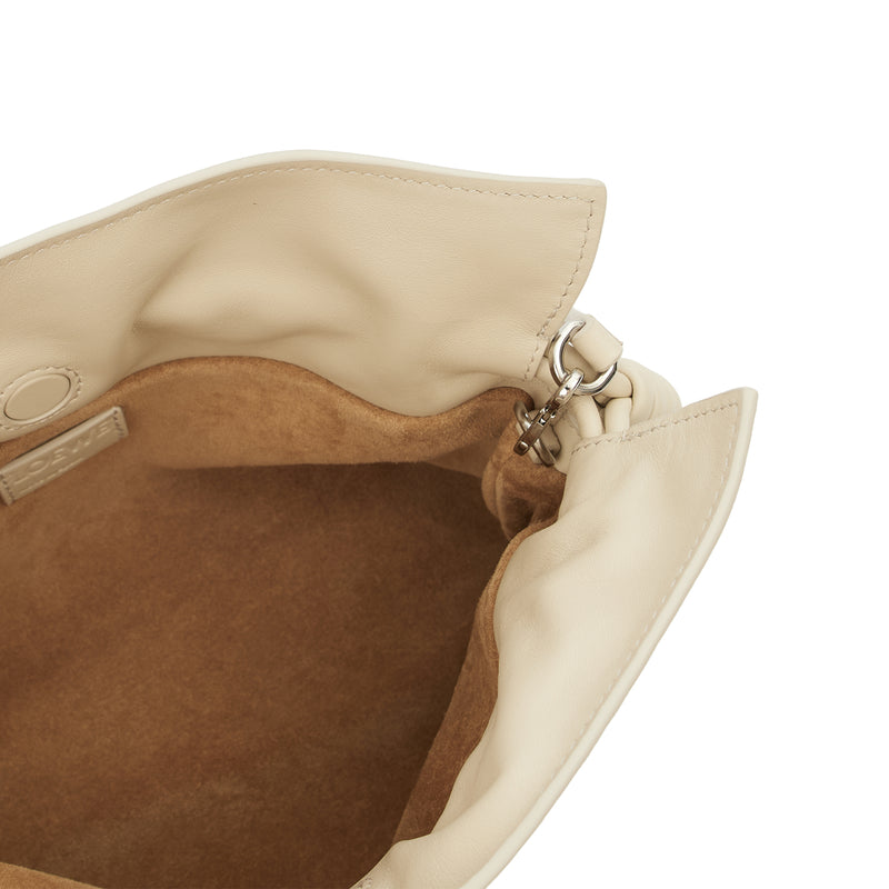 Picture of Loewe Cross Body Flamenco in Neutral, Leather