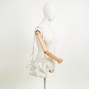 Picture of Loewe Cross Body Flamenco in Neutral, Leather