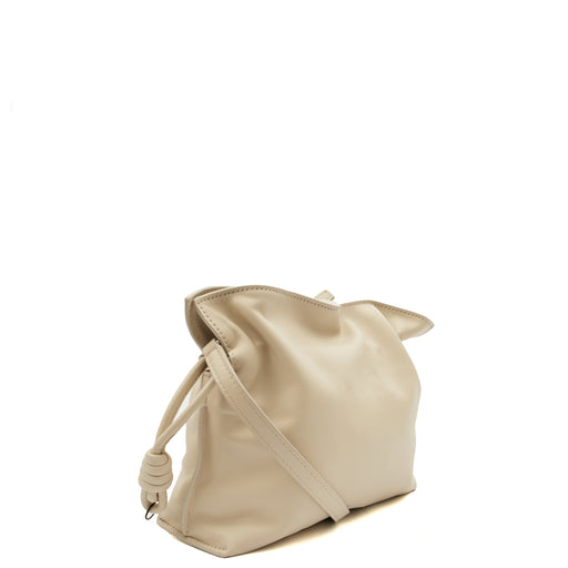 Picture of Loewe Cross Body Flamenco in Neutral, Leather