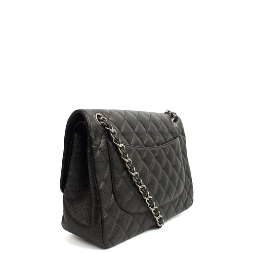 Picture of Chanel Shoulder Bag Classic Double Flap - Large in Black, Caviar Leather