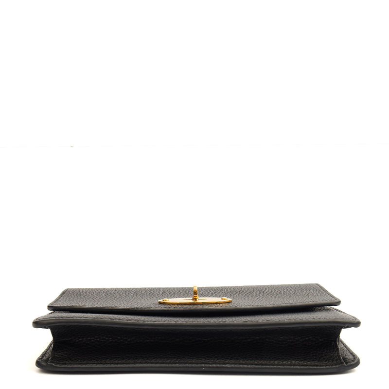 Mulberry Cross Body Darley Shoulder Bag  in Black, Leather