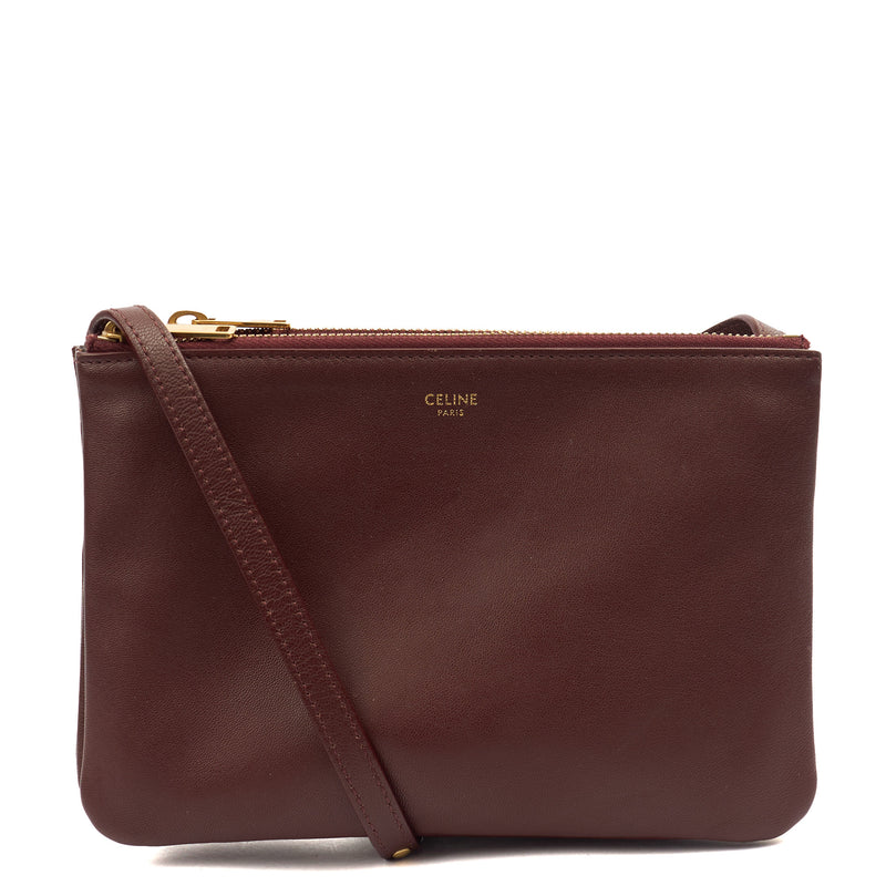 Picture of Celine Cross Body Trio in Red, Box Calfskin