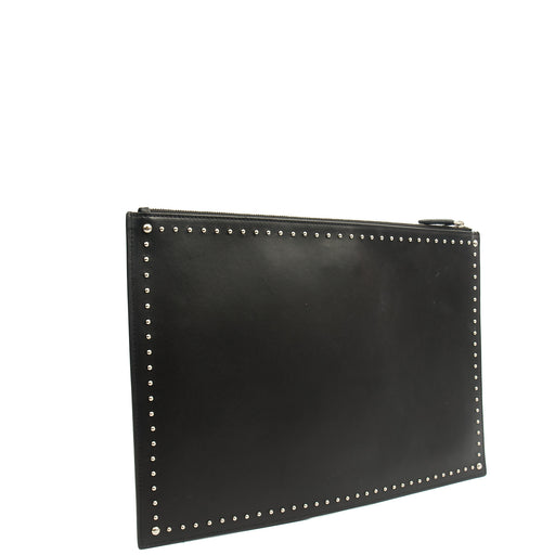 Picture of Givenchy Clutch Zip Pouch in Black, Box Calfskin