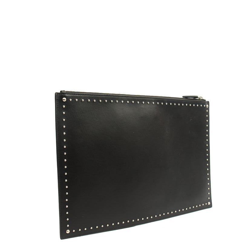 Picture of Givenchy Clutch Zip Pouch in Black, Box Calfskin