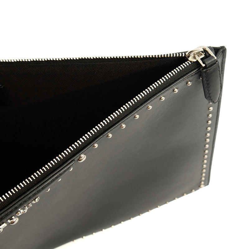 Picture of Givenchy Clutch Zip Pouch in Black, Box Calfskin