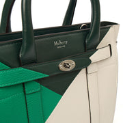 Picture of Mulberry Tote Zipped Bayswater - Small in Green, Leather