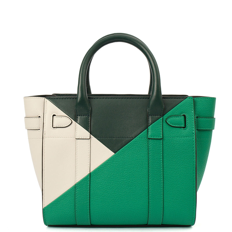 Picture of Mulberry Tote Zipped Bayswater - Small in Green, Leather