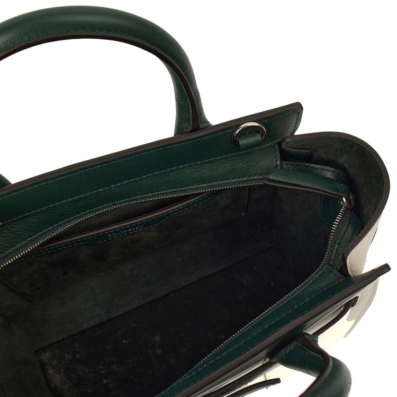 Picture of Mulberry Tote Zipped Bayswater - Small in Green, Leather