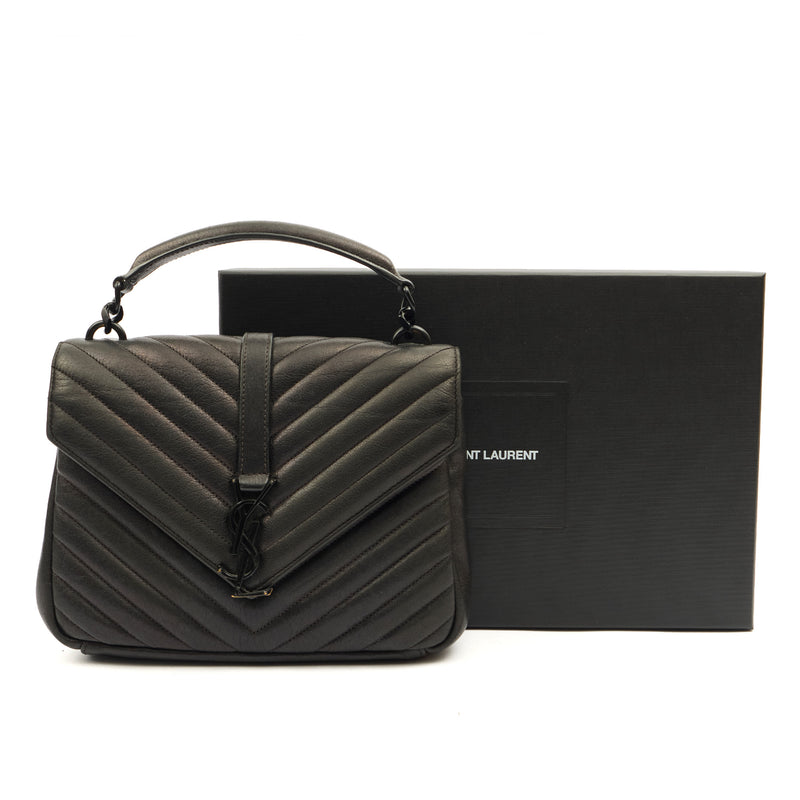 Picture of Saint Laurent Cross Body College - Medium in Black, Leather