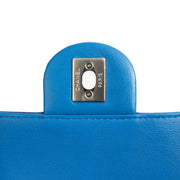 Picture of Chanel Shoulder Bag Classic Single Flap - Small in Blue, Patent Leather