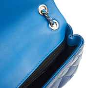 Picture of Chanel Shoulder Bag Classic Single Flap - Small in Blue, Patent Leather