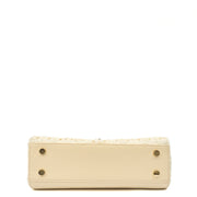 Picture of Aspinal of London Shoulder Bag Lottie in White, Fabric