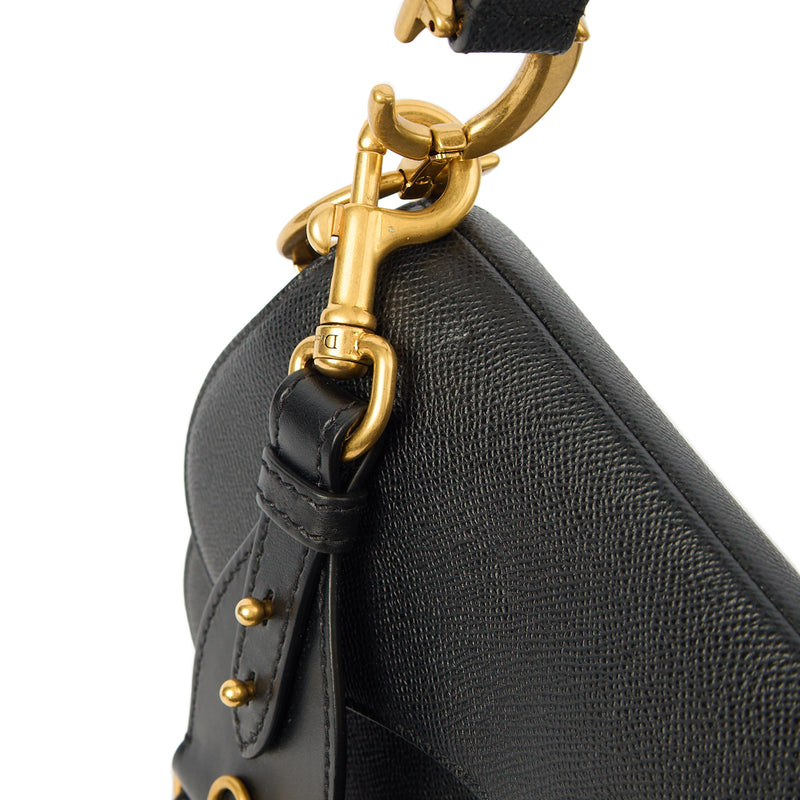 Picture of Christian Dior Shoulder Bag Saddle Bag in Black, Calfskin