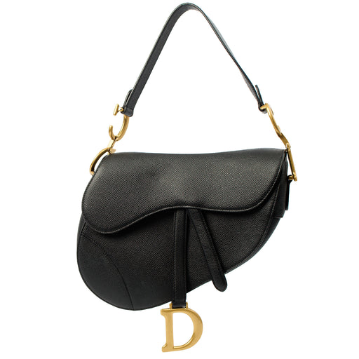 Picture of Christian Dior Shoulder Bag Saddle Bag in Black, Calfskin