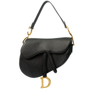 Picture of Christian Dior Shoulder Bag Saddle Bag in Black, Calfskin