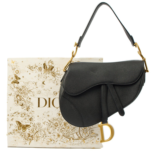 Picture of Christian Dior Shoulder Bag Saddle Bag in Black, Calfskin