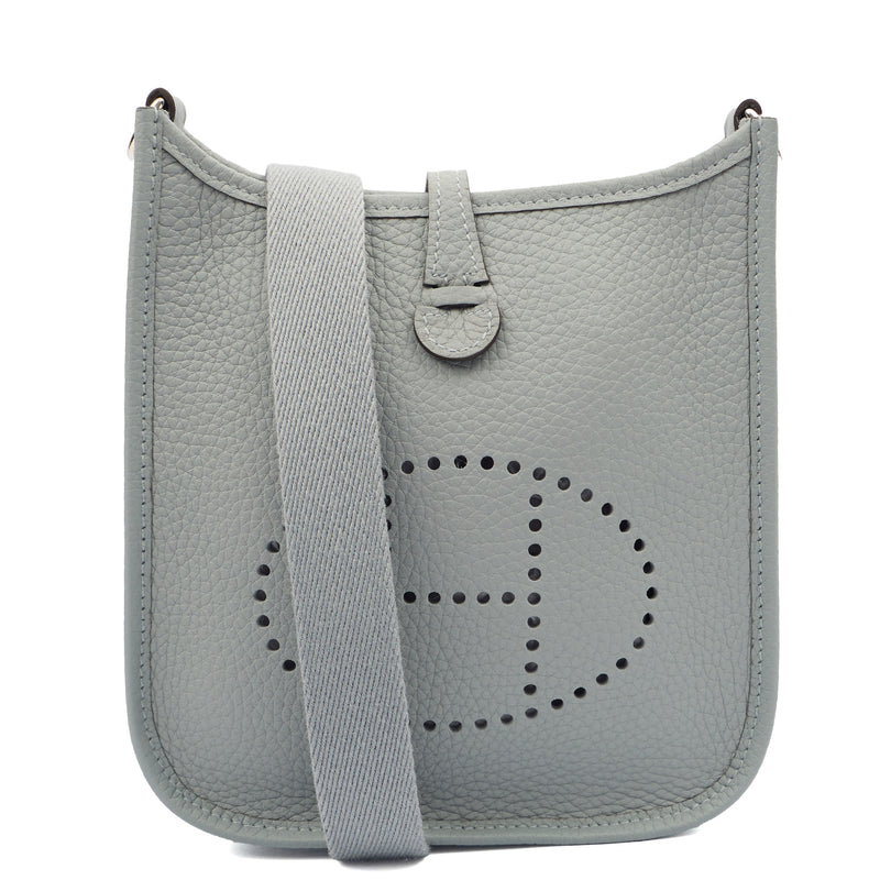 Picture of Hermes Cross Body Evelyne 16 (TPM) in Gris Pantin, Clemence Leather