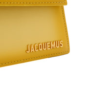 Picture of Jacquemus Cross Body Le Chiquito Noeud in Yellow, Leather