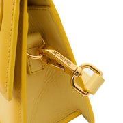 Picture of Jacquemus Cross Body Le Chiquito Noeud in Yellow, Leather