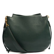 Picture of Mulberry Top Handle Iris Hobo in Mulberry Green, Calfskin Leather