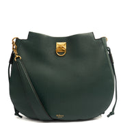 Picture of Mulberry Top Handle Iris Hobo in Mulberry Green, Calfskin Leather
